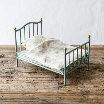 Maileg Mouse Vintage Bed - Mint