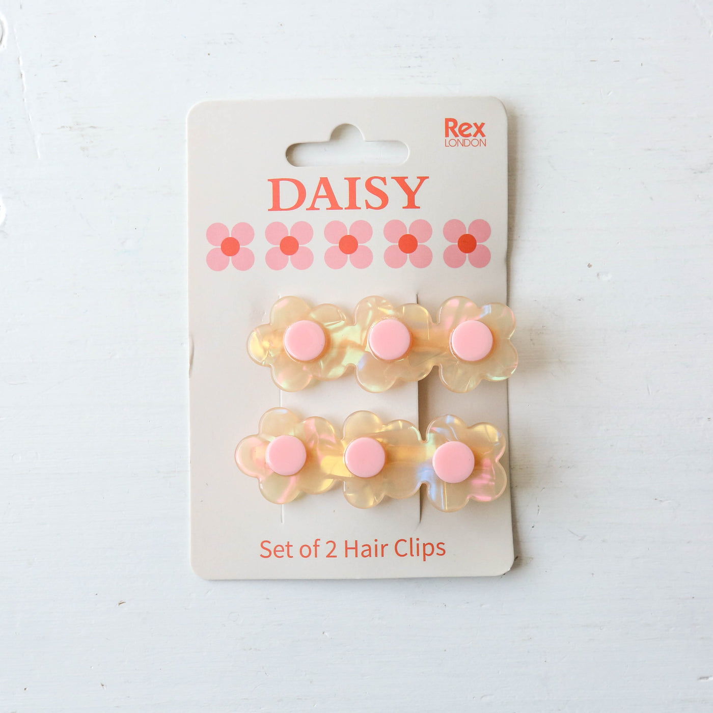 Daisy Hair Clips - Set of 2