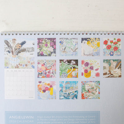 2026 Angie Lewin Illustrated Wall Calendar