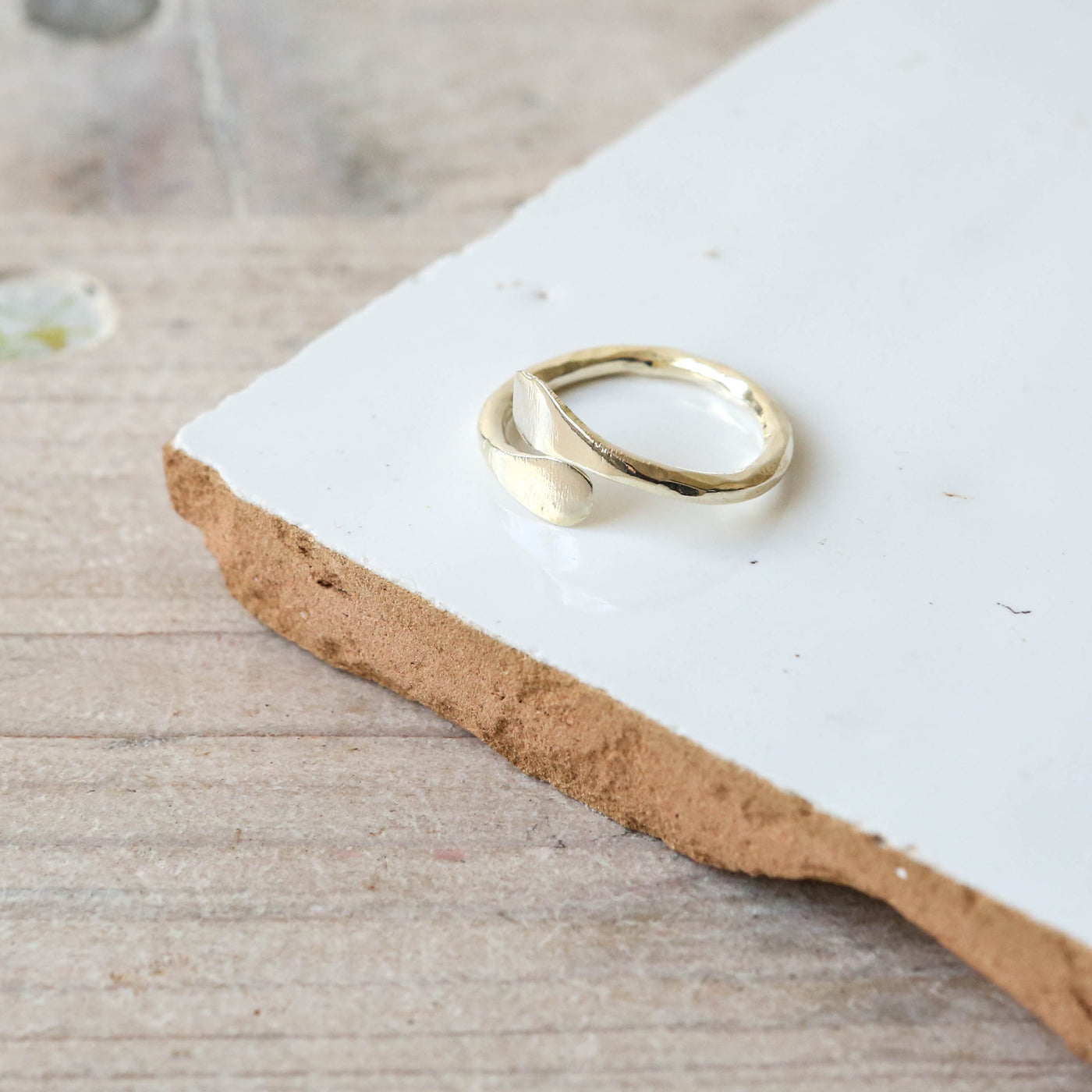 Plated Brass Ring - Silver