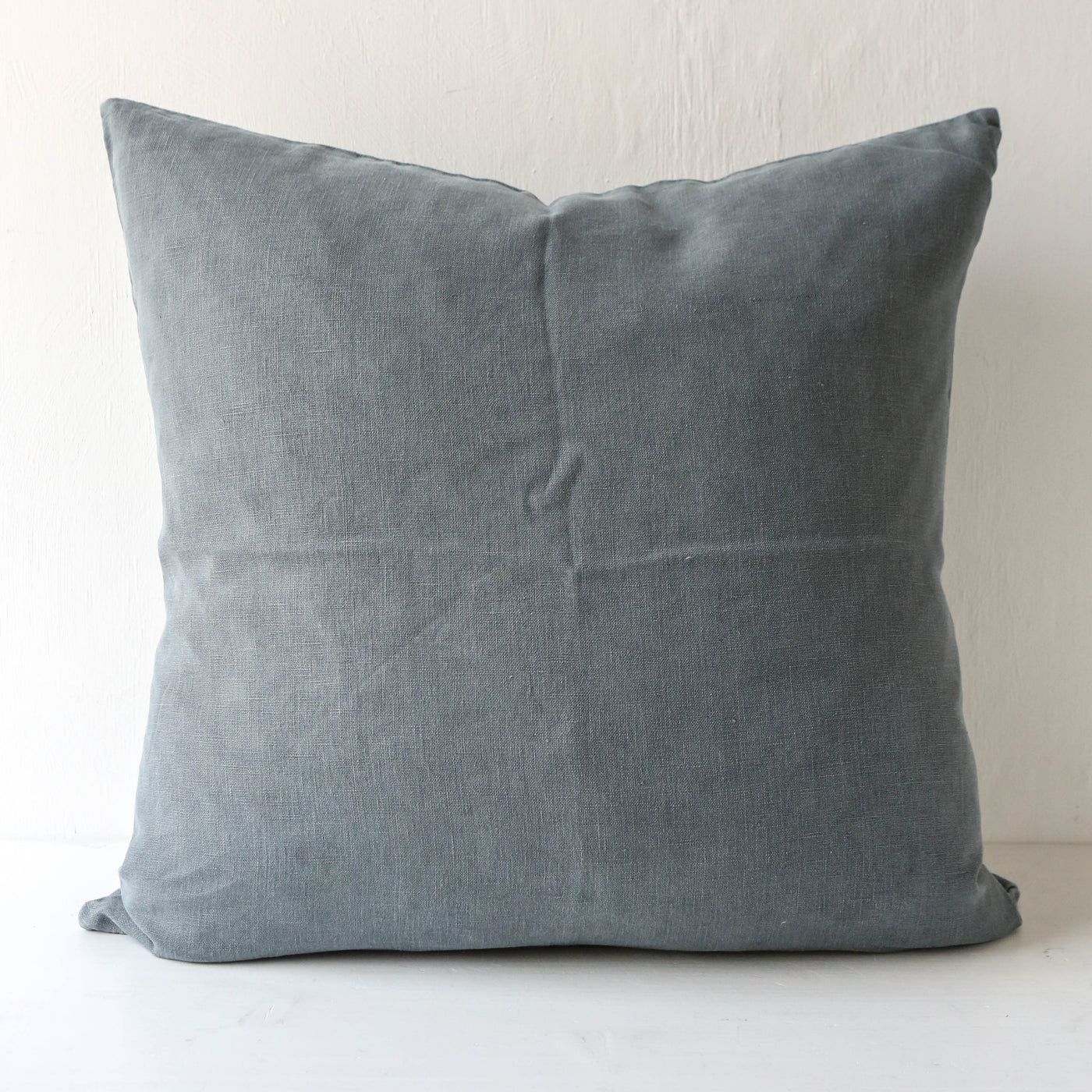 Linen Cushion Cover - Chalk Blue