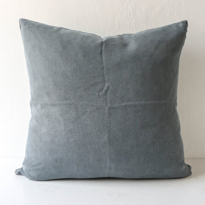 Linen Cushion Cover - Chalk Blue