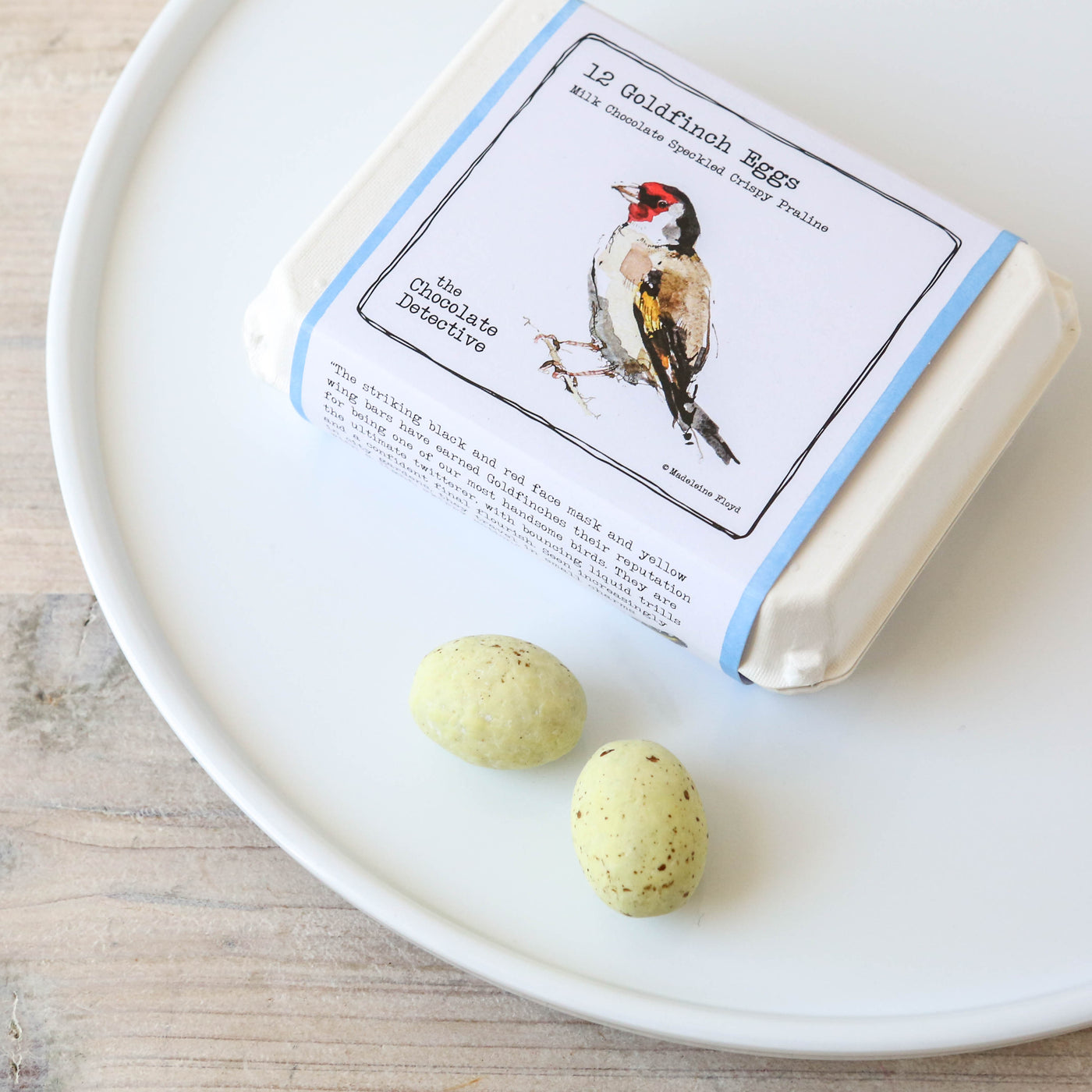 12 Hazelnut Praline Goldfinch Eggs