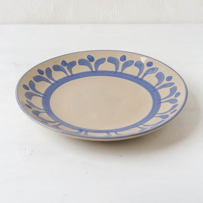 Blue Pattern Lunch Plate