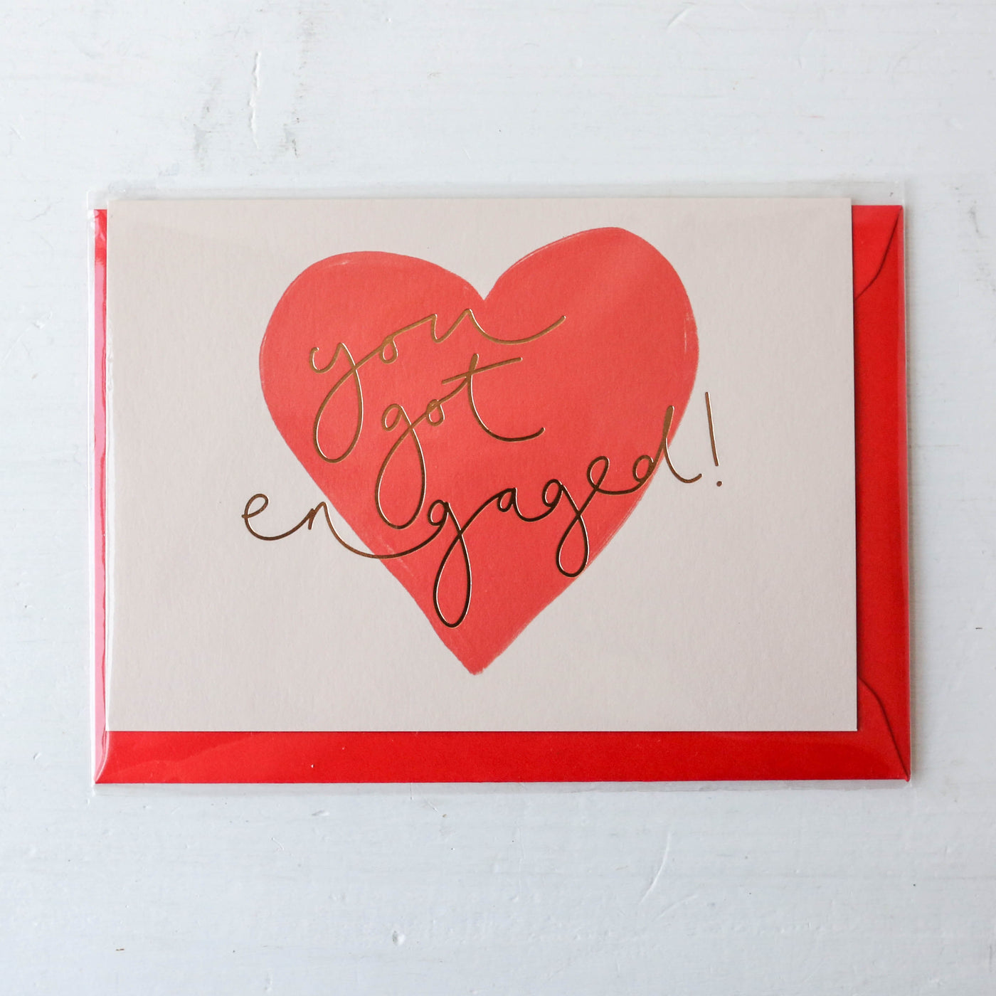 You Got Engaged! Card