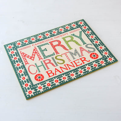 Merry Christmas Paper Banner