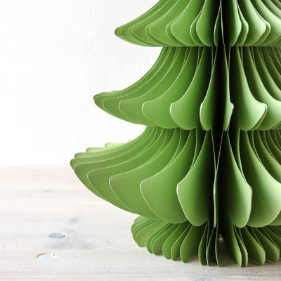 30cm Ornate Honeycomb Christmas Tree - Mint