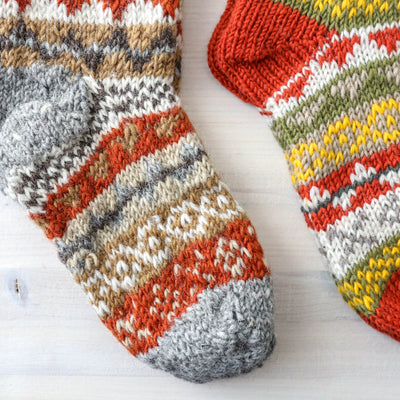 Hand Knitted Sofa Socks