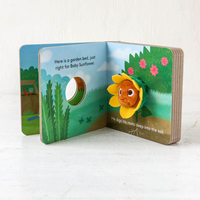 Finger Puppet Board Book - Baby Sunflower