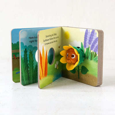 Finger Puppet Board Book - Baby Sunflower