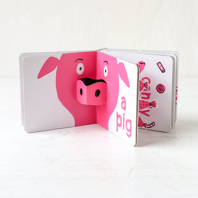 Pink Pop Up Board Book