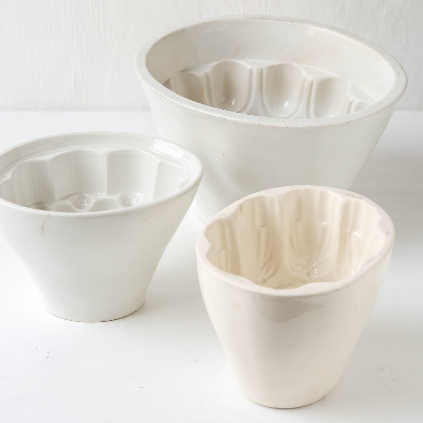 Vintage Ceramic Jelly Mould - Tiered Design