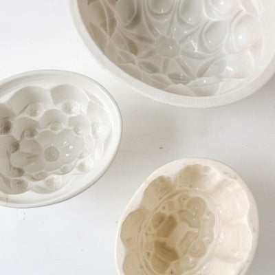 Vintage Ceramic Jelly Mould - Tiered Design