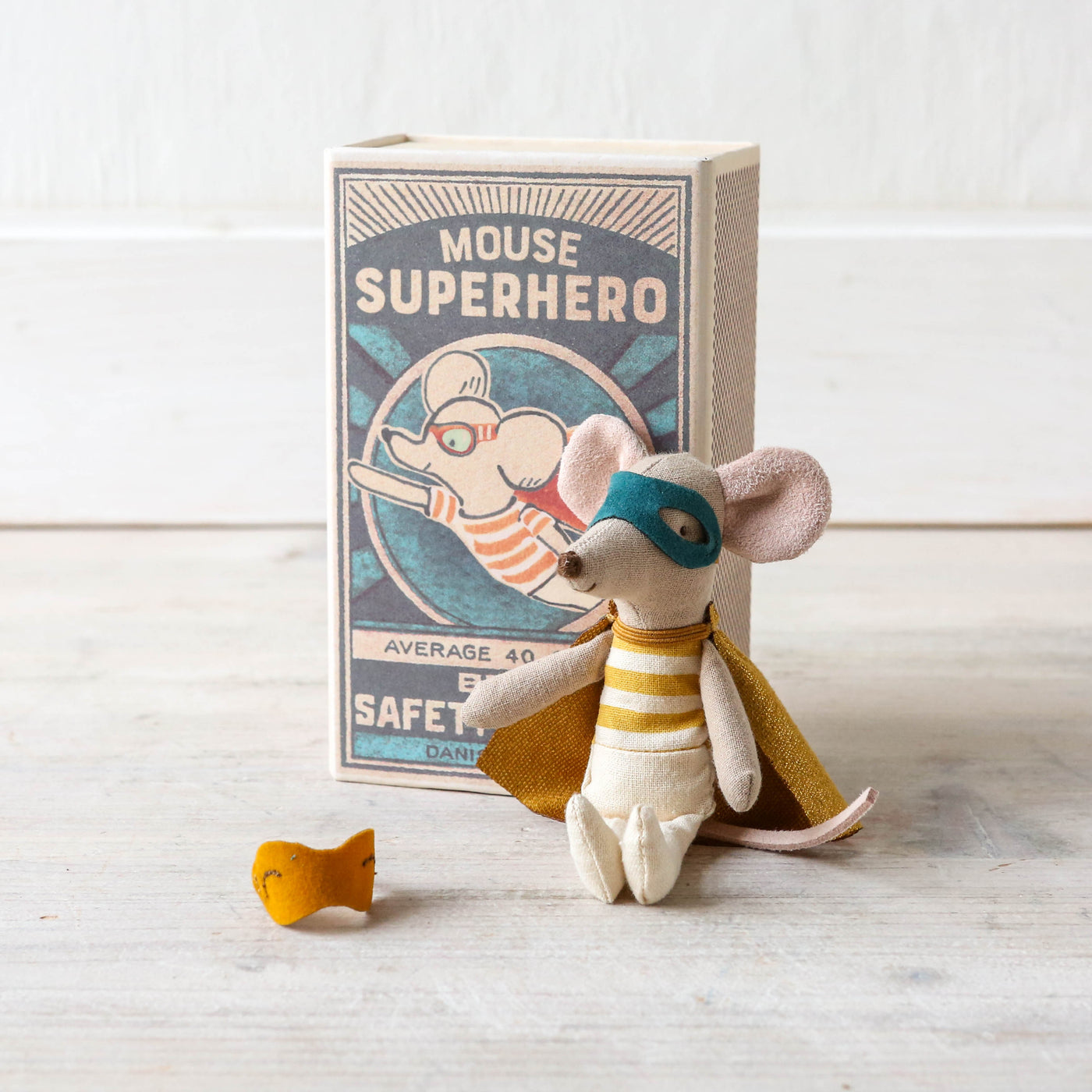 Super Hero Mouse Toy - Little Brother in Match Box