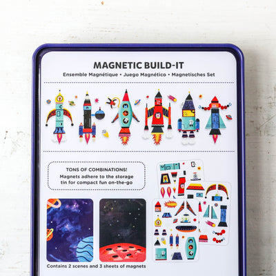 Rocket Ships Magnetic Build-it