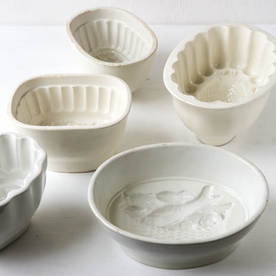 Vintage Ceramic Jelly Mould - Mixed Designs