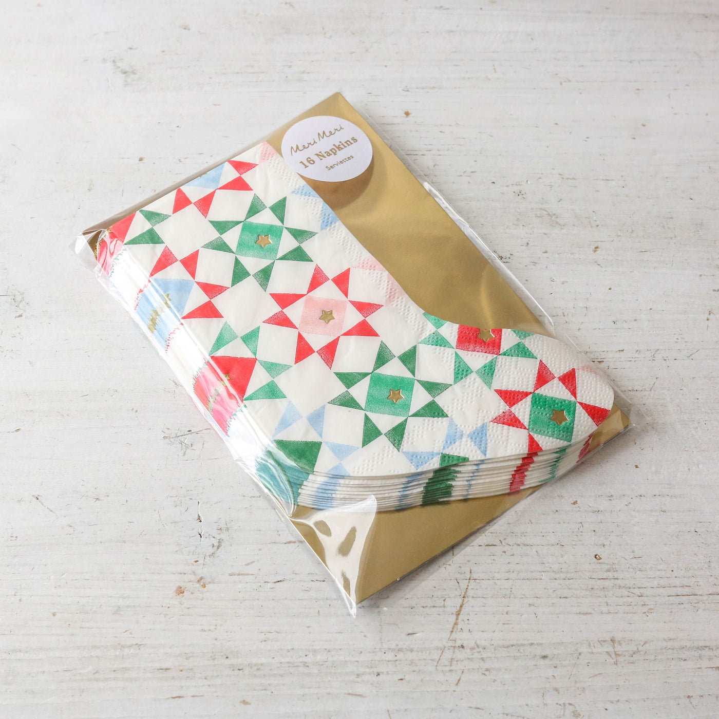 Patchwork Stocking Napkins