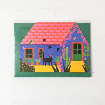 Frida Catlo's Cut Out House Card