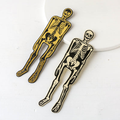 Skeleton Leather Bookmark
