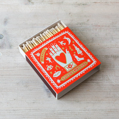 Printed Peanut Luxury Boxed Matches
