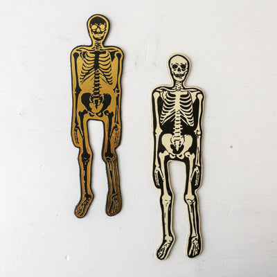Skeleton Leather Bookmark