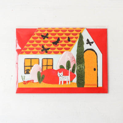 Salvador Catli Cut Out House Card
