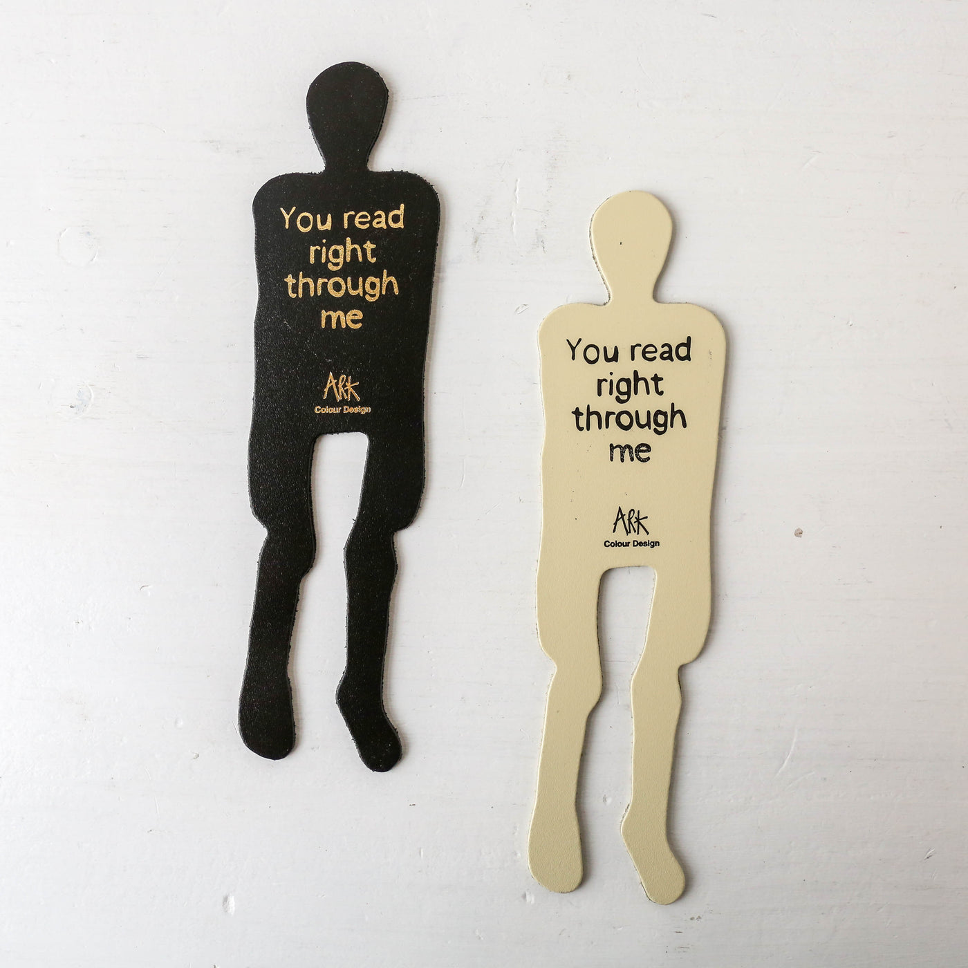 Skeleton Leather Bookmark