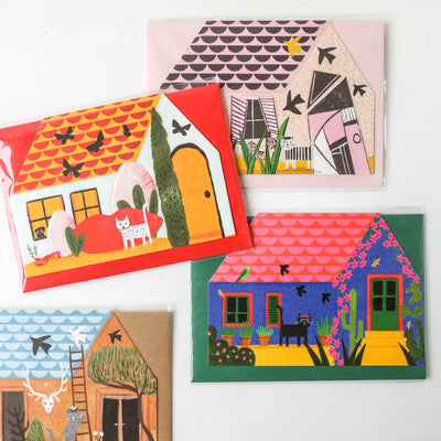 Pablo Picatso Cut Out House Card
