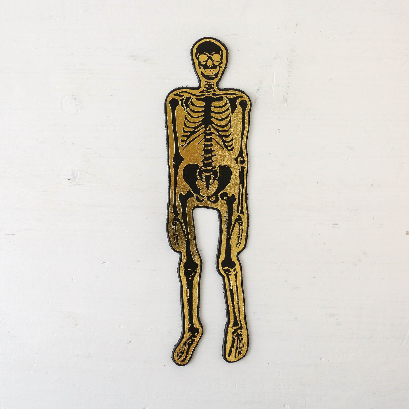 Skeleton Leather Bookmark
