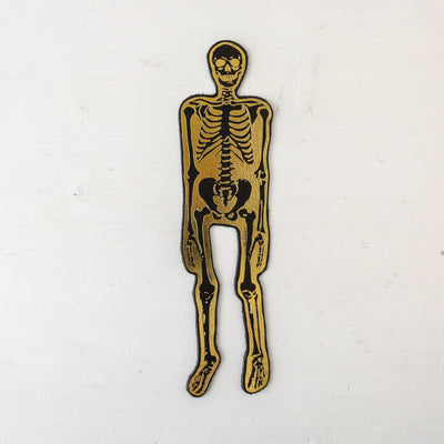 Skeleton Leather Bookmark