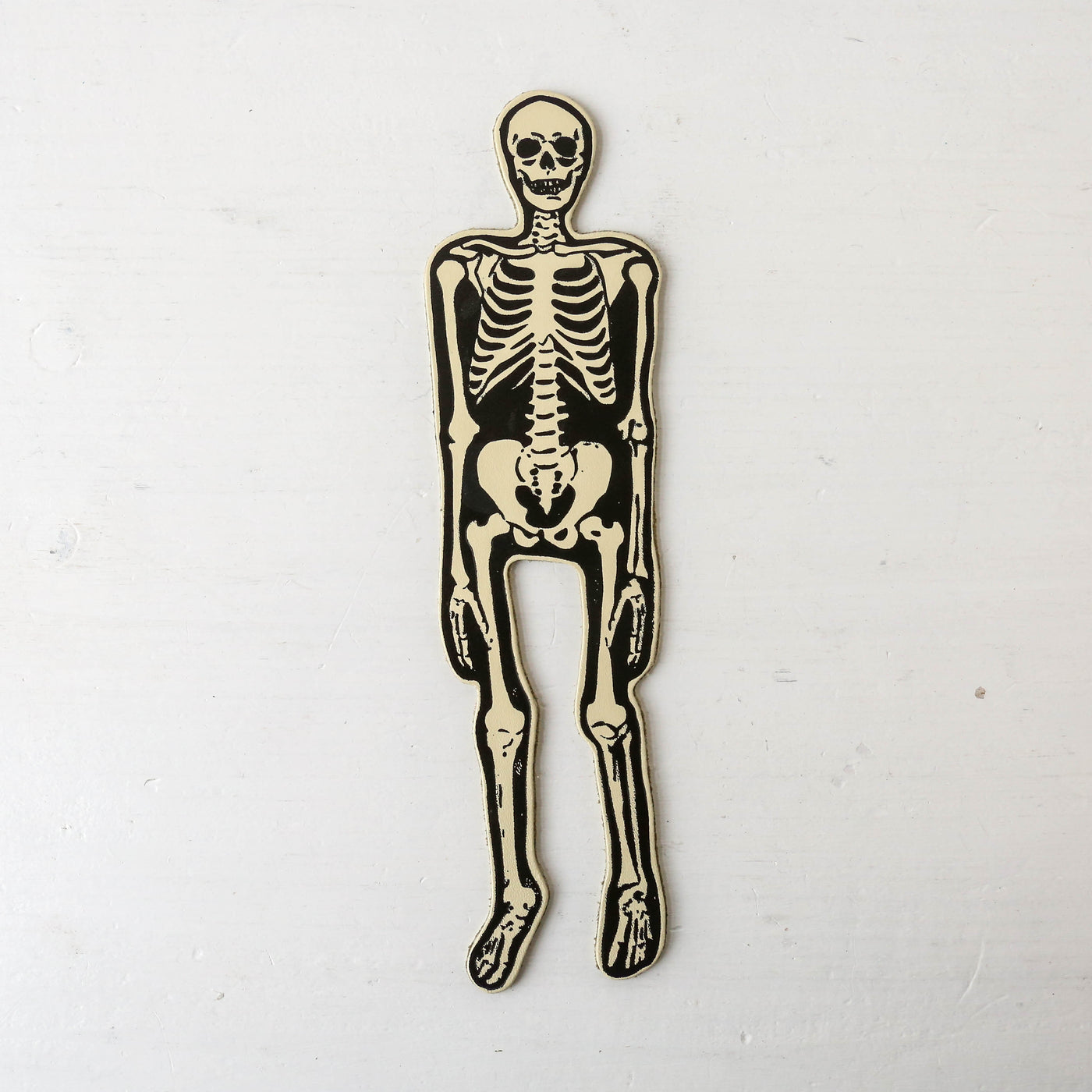 Skeleton Leather Bookmark