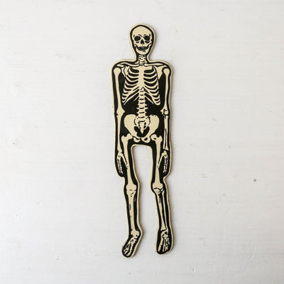 Skeleton Leather Bookmark