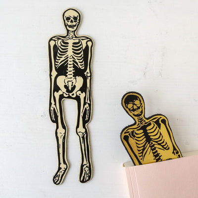 Skeleton Leather Bookmark