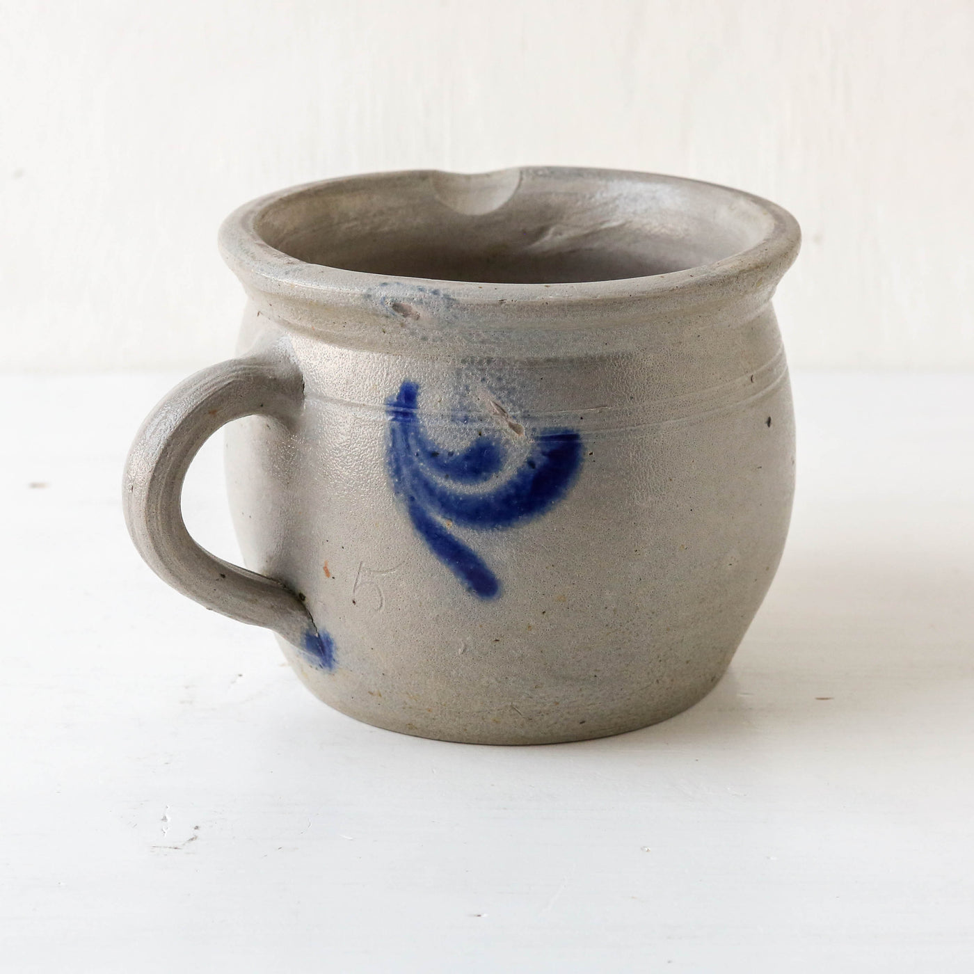 Vintage Alsace Salt Glazed Wide Jug