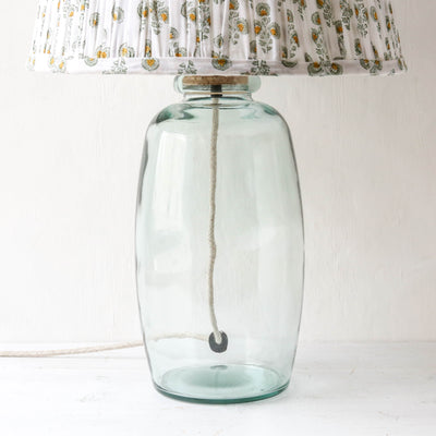 Tall Recycled Glass Lamp Base