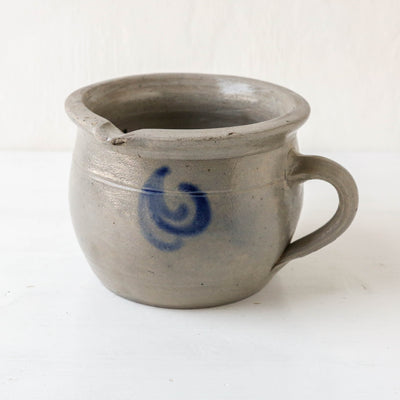 Vintage Alsace Salt Glazed Wide Jug