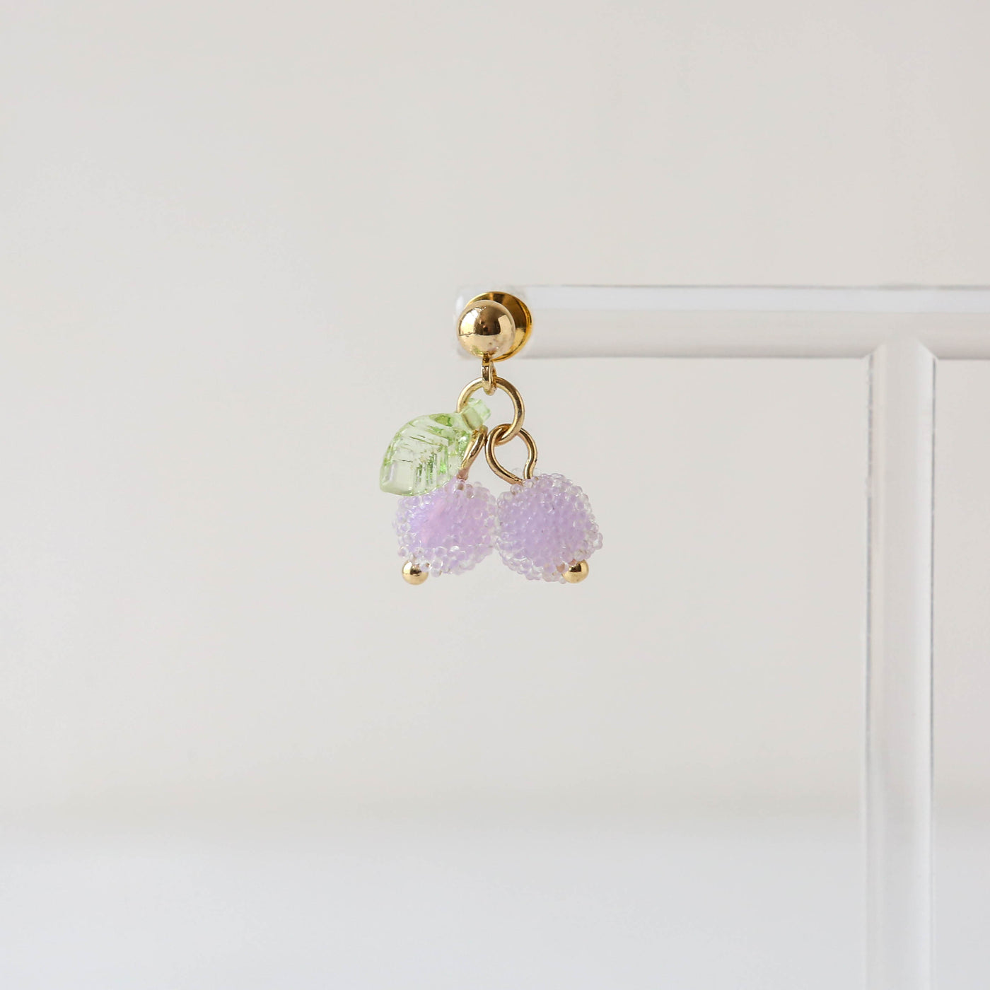 Frosted Berry Stud Earrings