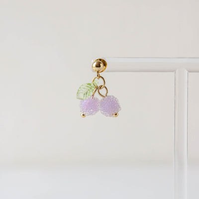 Frosted Berry Stud Earrings