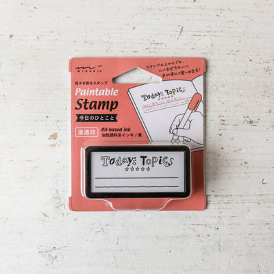 Pre-inked Paintable Stamp by Midori - Half Size