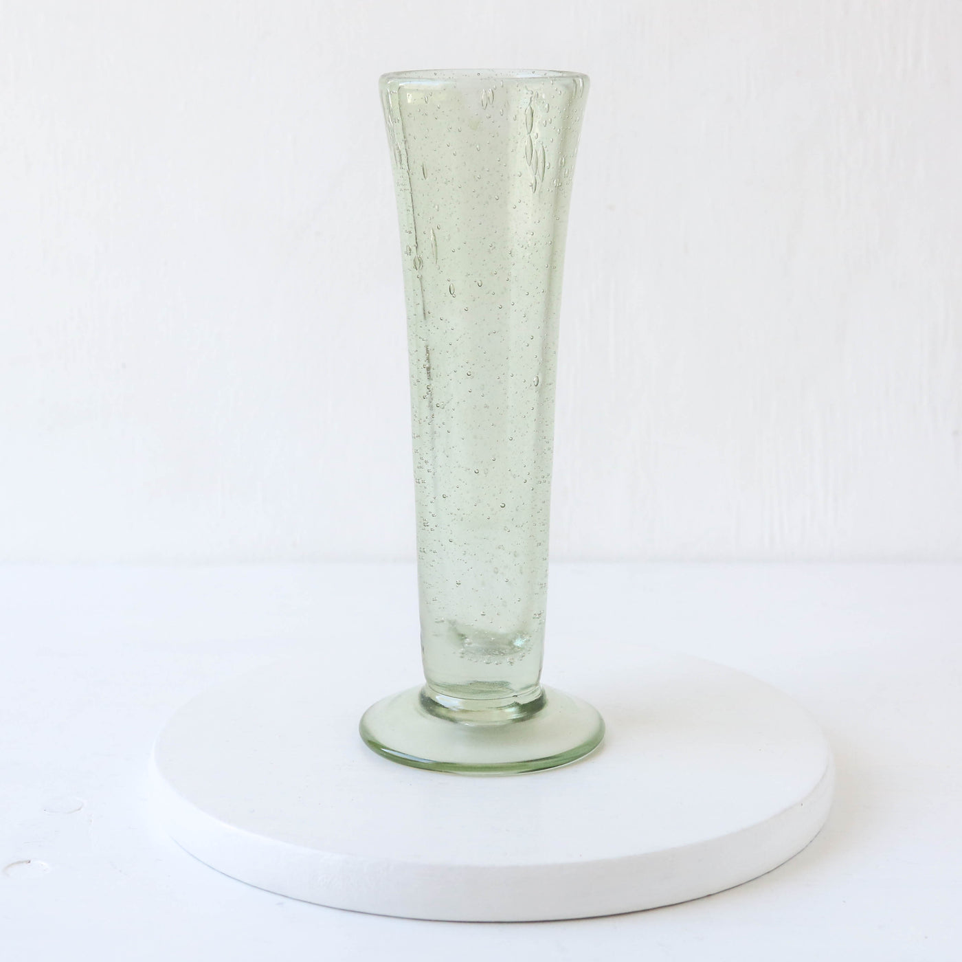 Rustic Glass Stem Vase - Tall