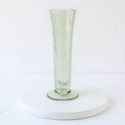 Rustic Glass Stem Vase - Tall