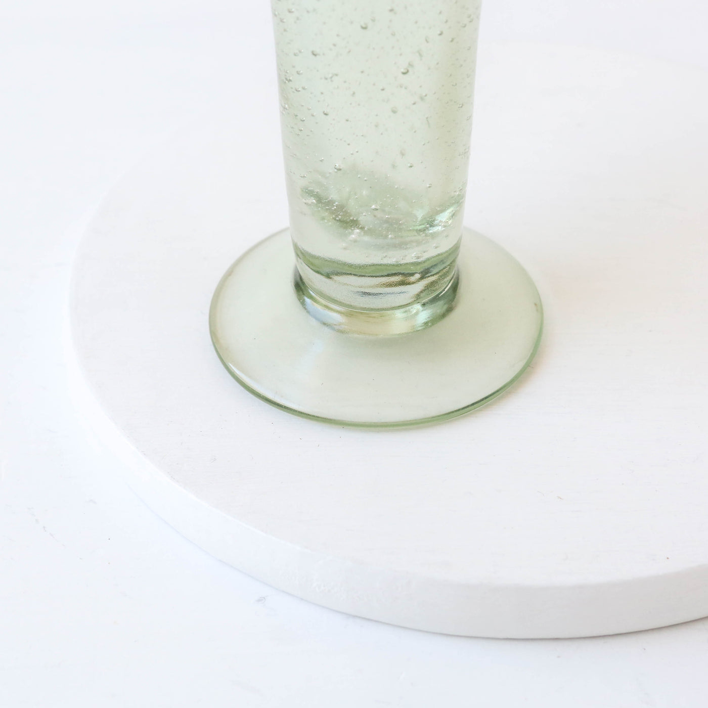 Rustic Glass Stem Vase - Tall
