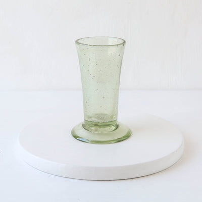 Rustic Glass Stem Vase - Short