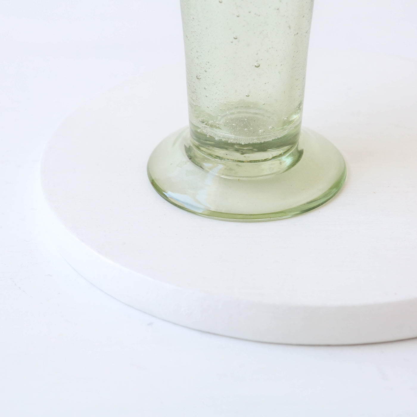 Rustic Glass Stem Vase - Short