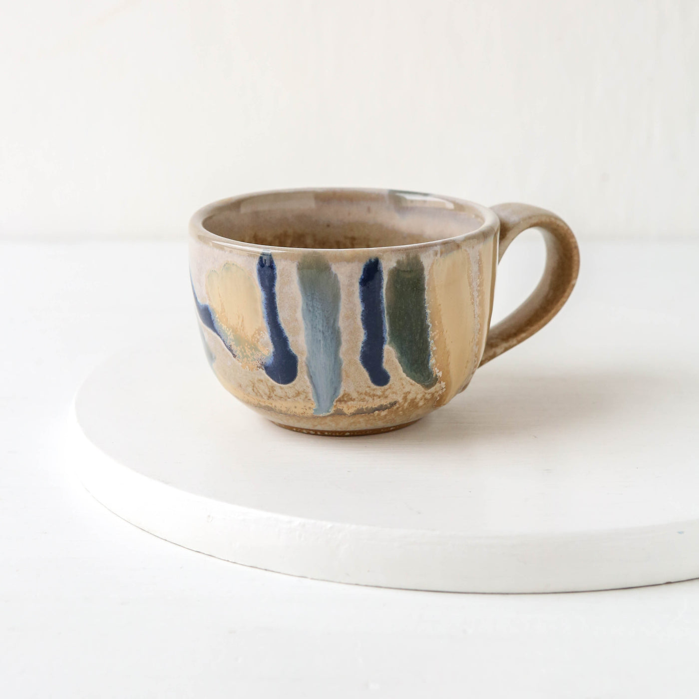 Trosa Textured Blue Glaze Mug