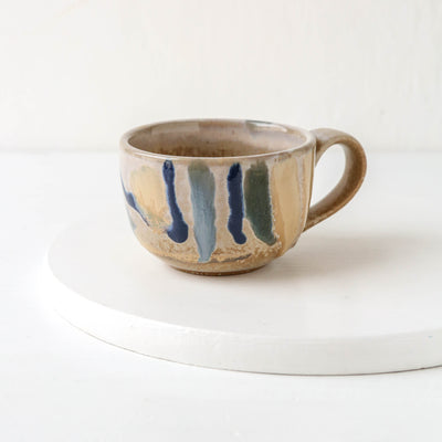 Trosa Textured Blue Glaze Mug