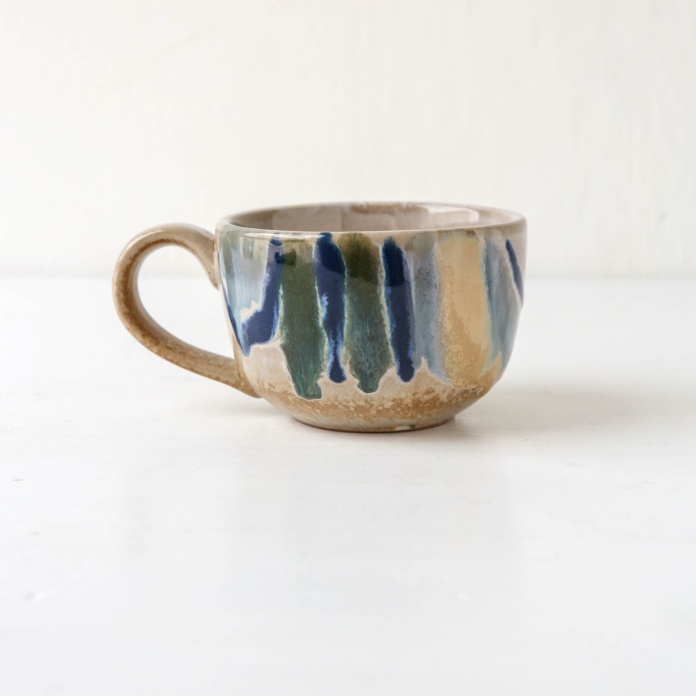 Trosa Textured Blue Glaze Mug