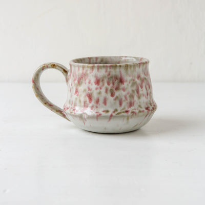 Kalmar Light Brown & Pink Glazed Mug