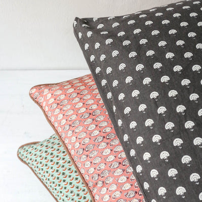 SALE Cushion Cover - Nero Dark Grey