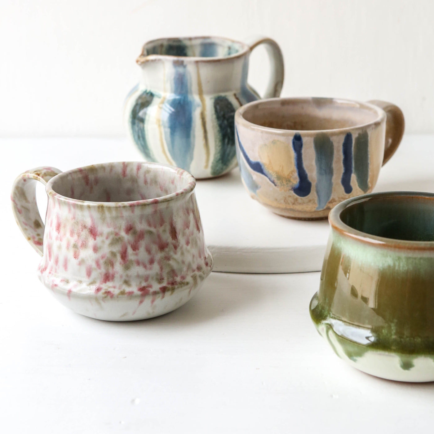 Trosa Textured Blue Glaze Mug